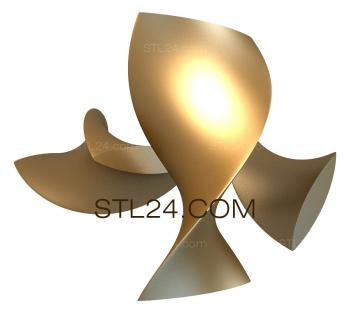 Бесплатные примеры 3d stl моделей (NJ_0546 | 3D модель для ЧПУ станка) 3D модель для ЧПУ станка